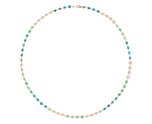 Turquoise, Chrysoprase and Pink Opal Beads – Lauren K Fine Jewelry NY