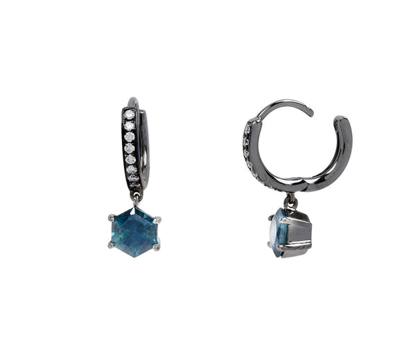 Alexandra Marks Jewelry Small Hexagon Stud Earrings