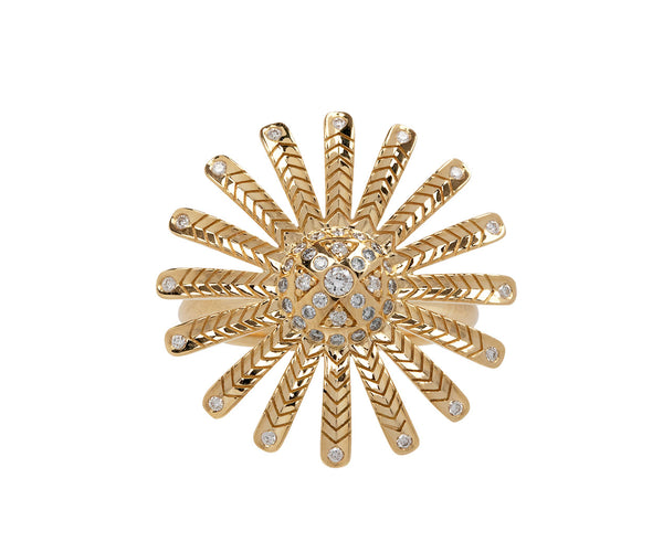 Harwell Godfrey Diamond Mini Sunflower Ring
