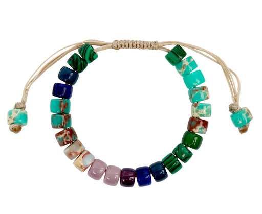 Lena Skadegard Multi Gem Beaded Bracelet