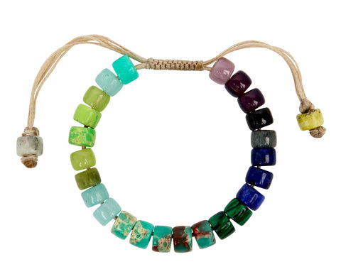 Lena Skadegard Multi Gem Beaded Bracelet