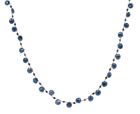 Lena Skadegard Sapphire Petal Necklace