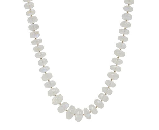 Lena Skadegard Jumbo Moonstone Beaded Necklace