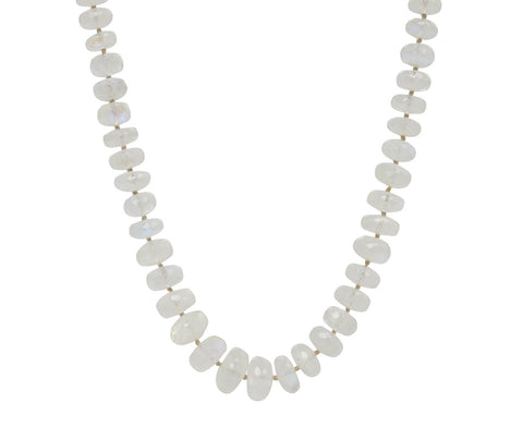 Lena Skadegard Jumbo Moonstone Beaded Necklace