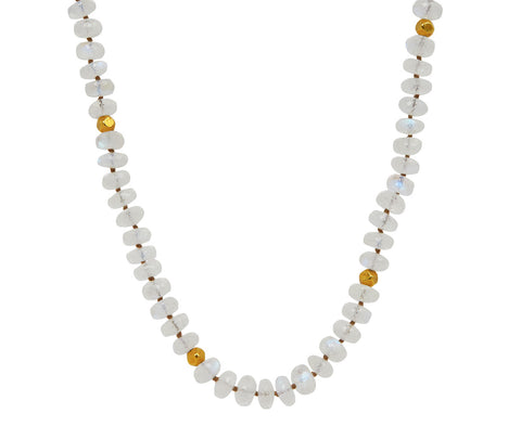 Lena Skadegard Moonstone Beaded Necklace