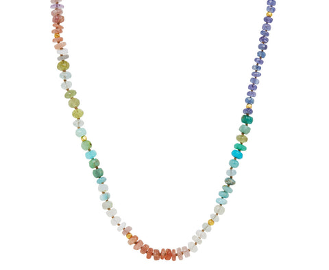 Lena Skadegard Multi Gem Beaded Necklace