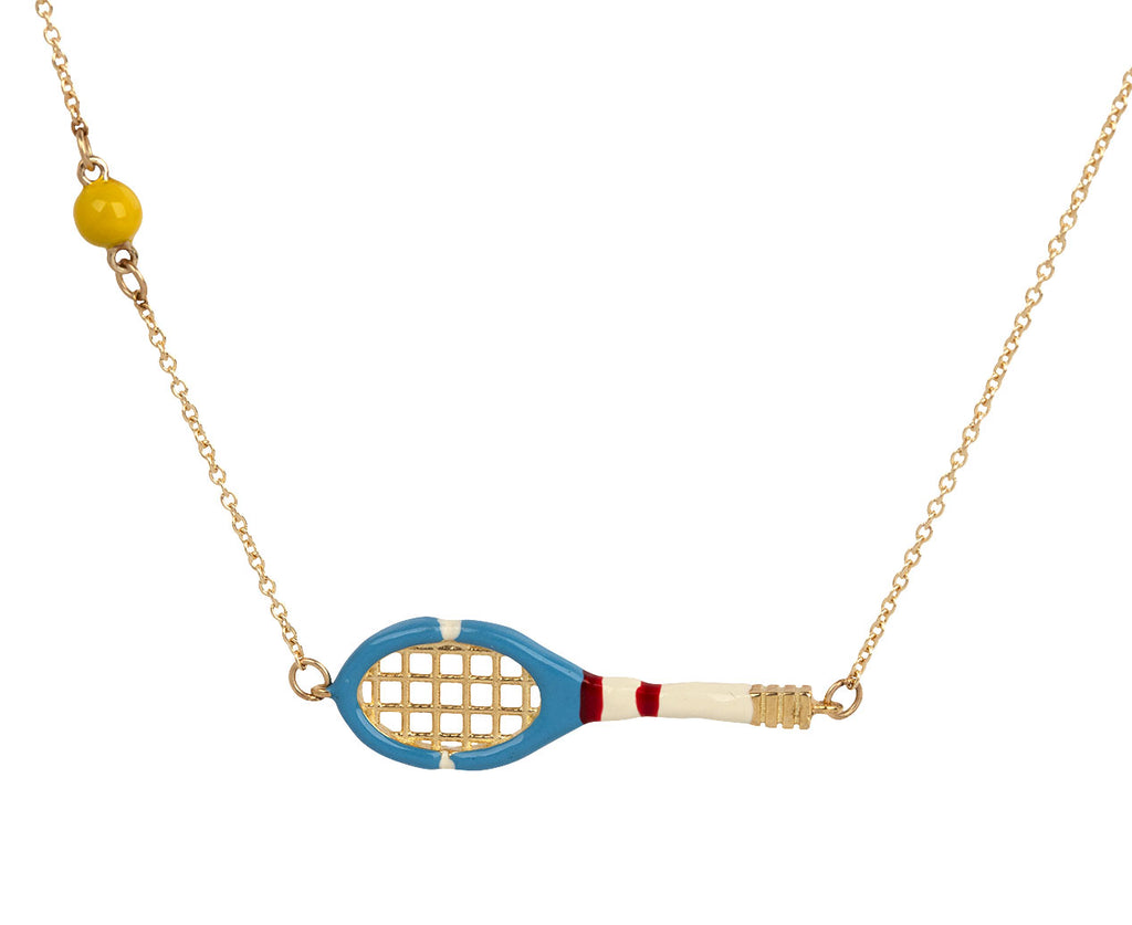 Tennis hot sale ball necklace