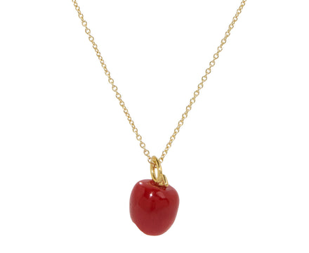 Aliita Red Apple Pendant Necklace