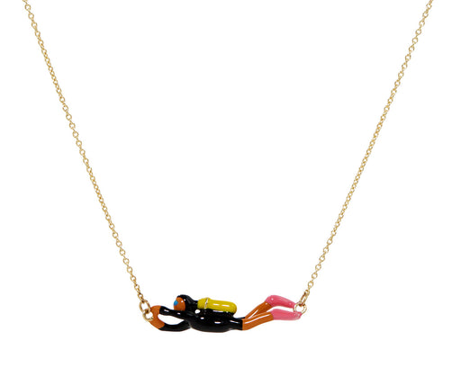 Aliita Scuba Diver Pendant Necklace