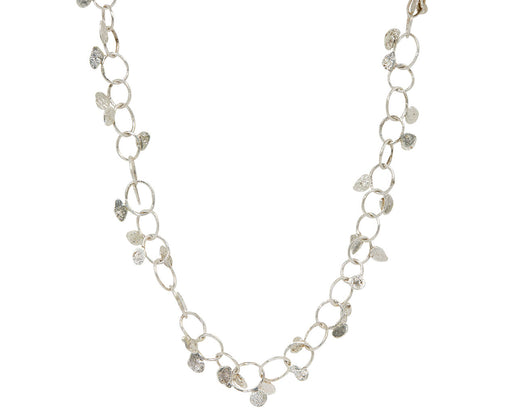 Silver Nuggets Chain Necklace