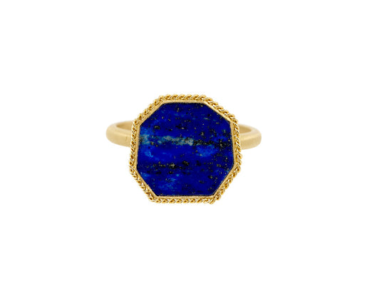 Amali Octagonal Lapis Ring