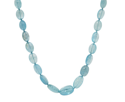 Aquamarine Degrade Large Gancino Necklace