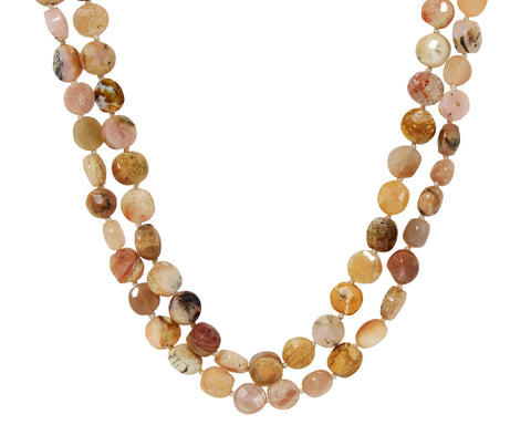 Agate and Moonstone Paulette Necklace