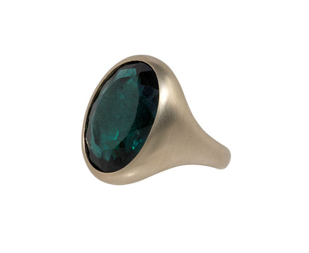 Indicolite Tourmaline Aghia Ring