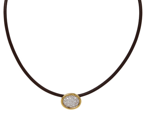 Pavé Diamond Scuba Necklace