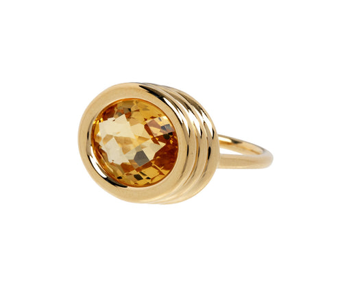 Citrine Scuba Ring