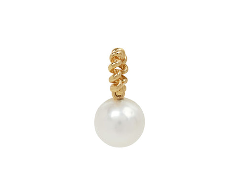 White Pearl Beaching Charm Pendant ONLY