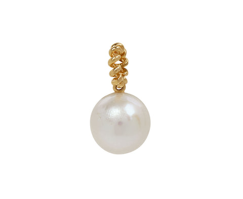 Jumbo White Pearl Beaching Charm Pendant ONLY