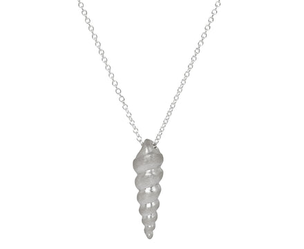 Branch Spiral Shell Pendant Necklace