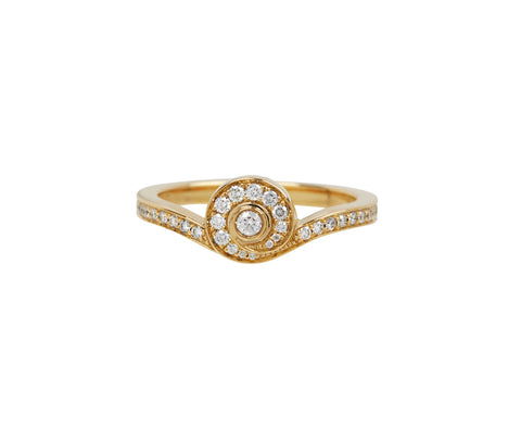 Coquille Diamond Ring