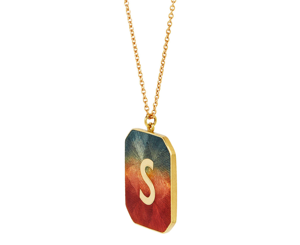 Name Pendant | S Alphabet gold Necklace | Initial Necklaces – Jewellery Hat