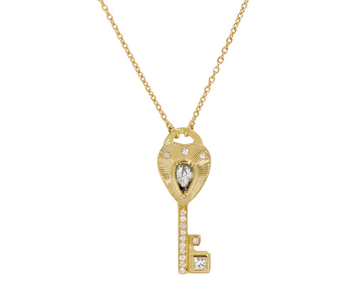 Diamond Key Necklace