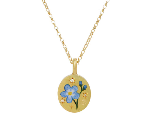 The Forget Me Not Pendant Necklace