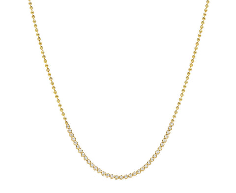 Zoë Chicco Diamond Tennis Station Necklace