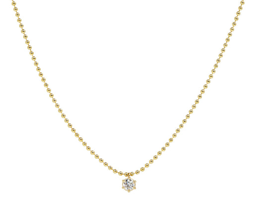 Zoë Chicco Diamond Solitaire Pendant Necklace