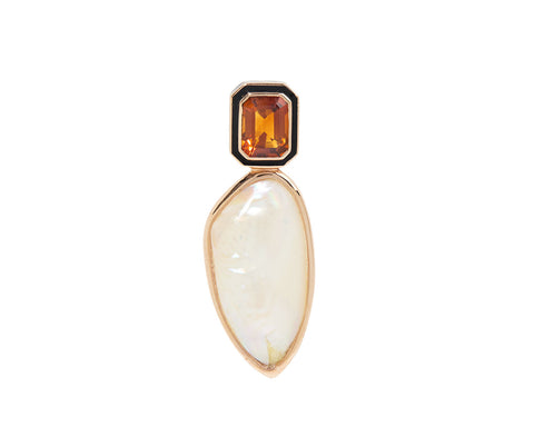 Dezso Mother of Pearl and Citrine Pendant ONLY