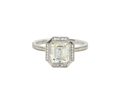 Platinum Claudia Diamond Halo Ring