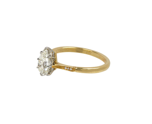 Antique Pear Diamond Margot Ring