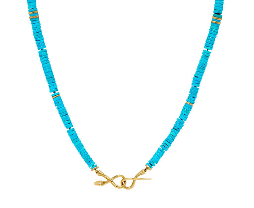 Turquoise Boa Necklace