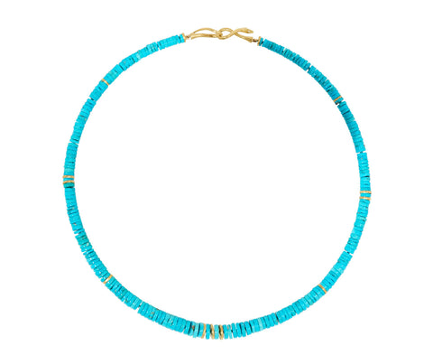 Turquoise Boa Necklace