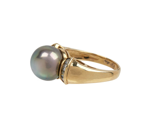 Pearl and Diamond Ring