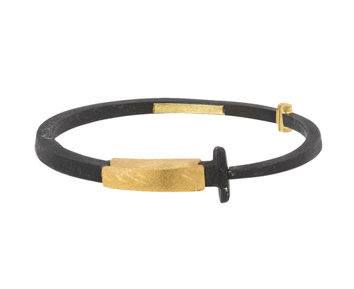 Gold Collar Nail Bracelet