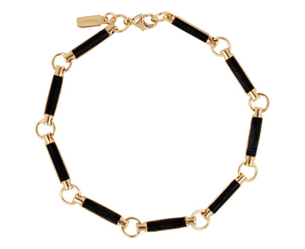 Onyx Stone Chain Bracelet