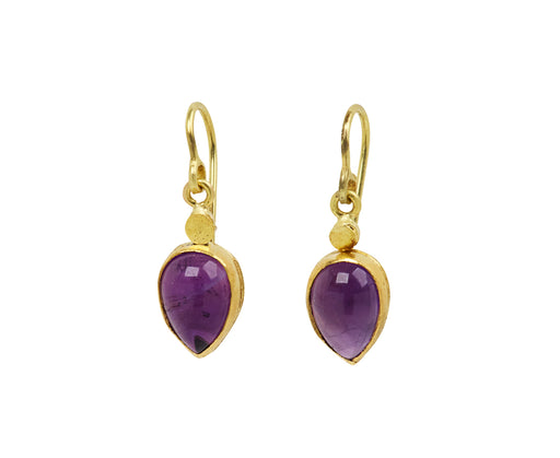 Small Amethyst and Squash Earrings