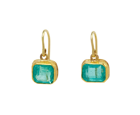 Colombian Emerald Drop Earrings