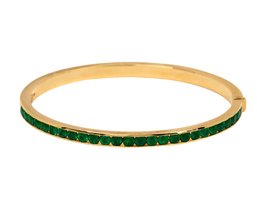 Emerald Keeper Bangle Bracelet