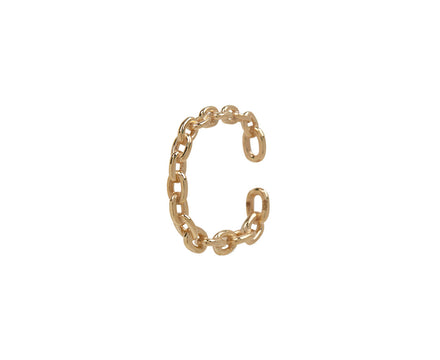 Hirotaka Oblong Chain Ear Cuff