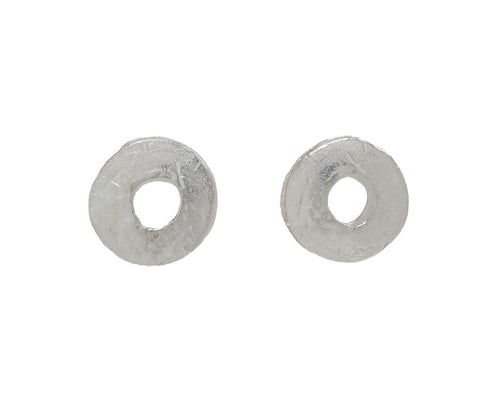 John Iversen Moon Stud Earrings