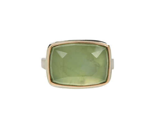 Jamie Joseph Rose Cut Prehnite Ring