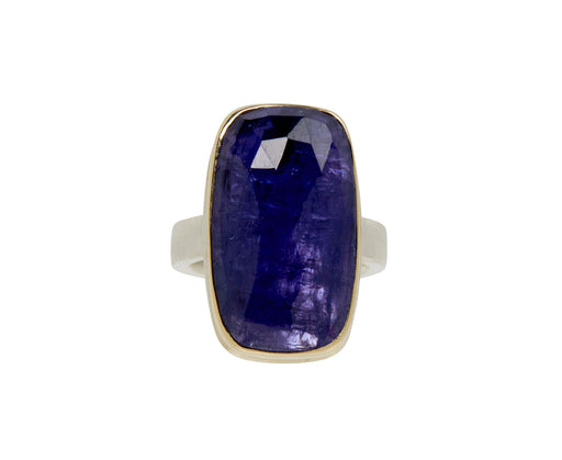 Jamie Joseph Rectangular Rose Cut Tanzanite Ring