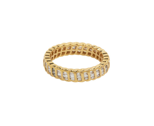 Thin Baguette Diamond Zoe Ring