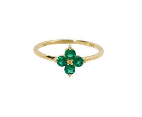 Emerald Sundrop Ring