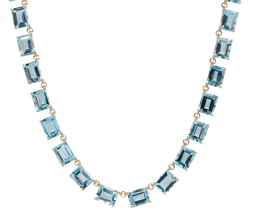 Blue Topaz Riviera Necklace