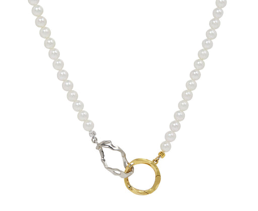 Kintsugi Infinity Pearl Necklace