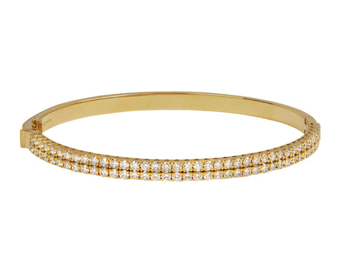 Double Diamond Lenox Cuff Bracelet