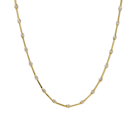 Diamond Zea Linked Necklace